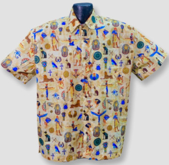 Egyptian Pharaohs  Hawaiian Shirt- Made in USA